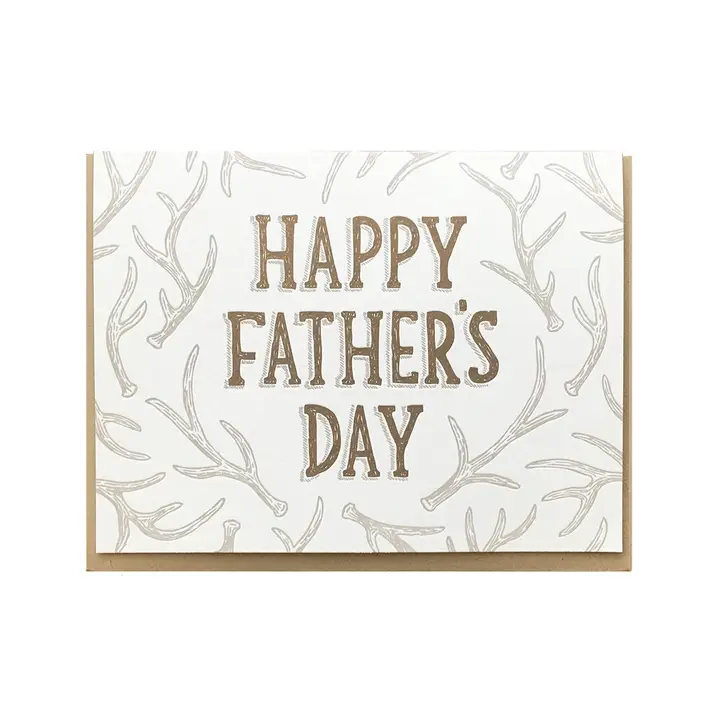 Father's Antlers Card